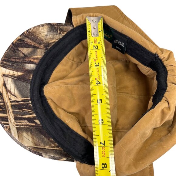 Cabelas Camouflage Hunting Hat Gore-tek Cap Adjustable Chin Strap Neck Flap Lg - Picture 15 of 15